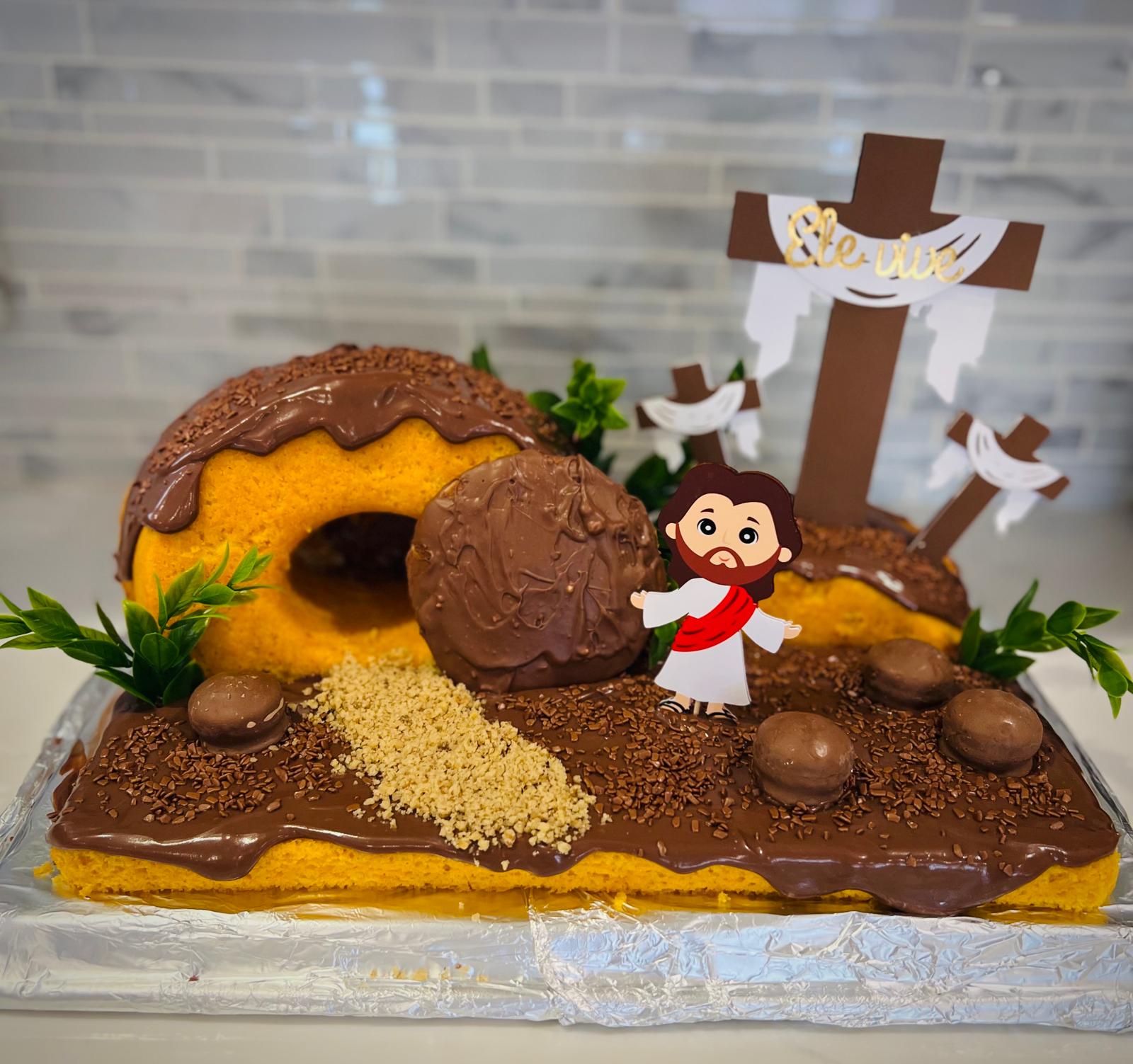 Bolo personalizado e doces artesanais da Doce Ternura Cakes em Davenport e Orlando, FL — modelo 12